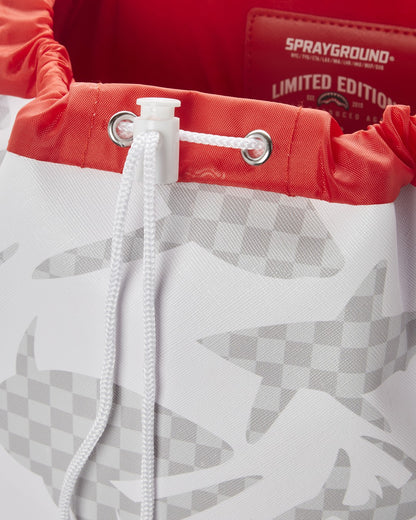 SHARK CHECK (WHITE) HILLS BACKPACK | Sprayground for sale