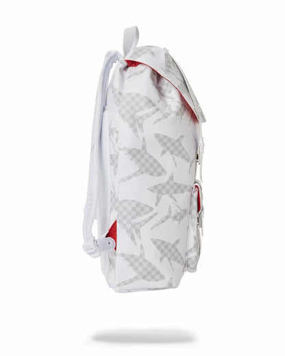 SHARK CHECK (WHITE) HILLS BACKPACK | Sprayground for sale