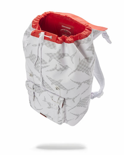 SHARK CHECK (WHITE) HILLS BACKPACK | Sprayground for sale