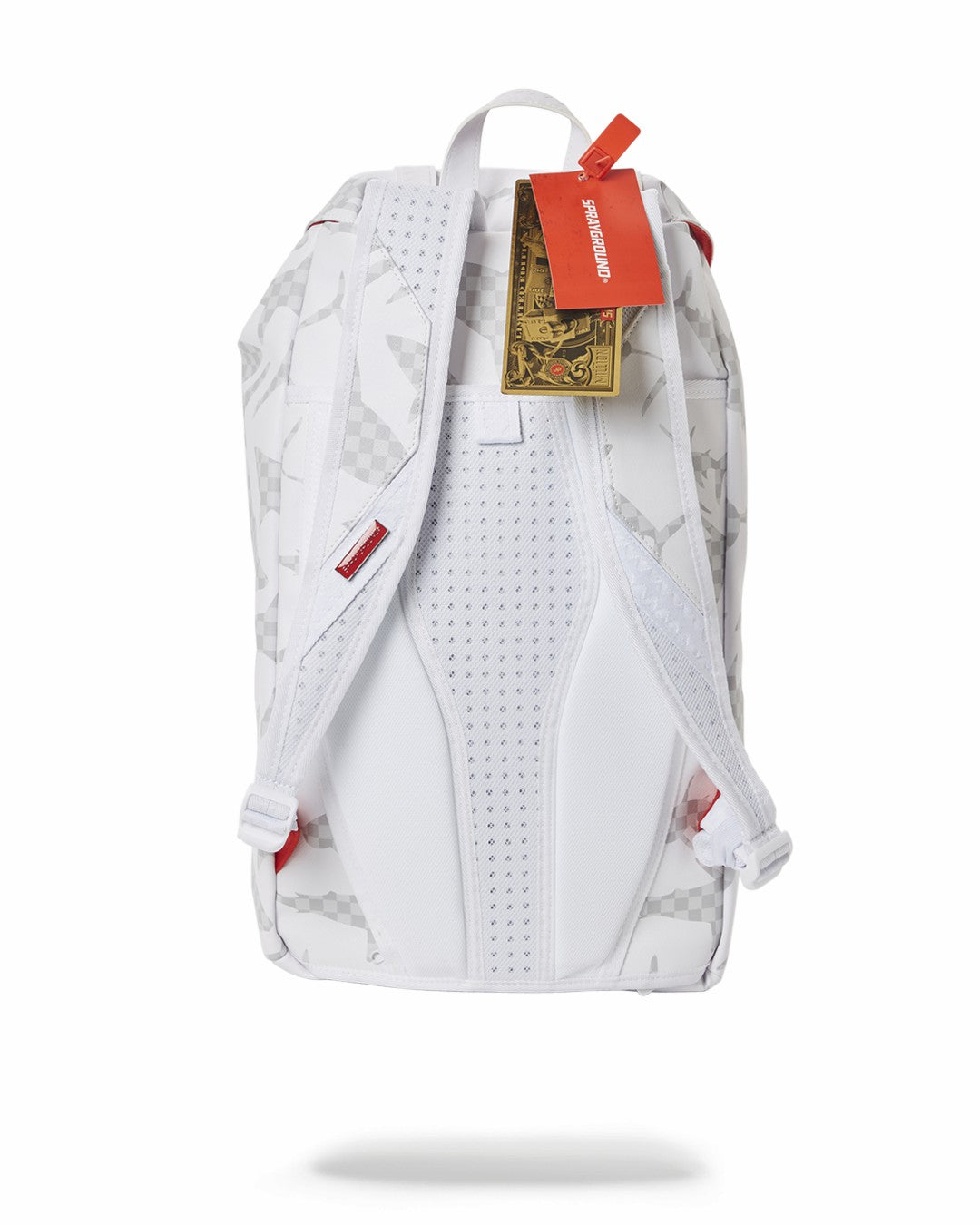 SHARK CHECK (WHITE) HILLS BACKPACK | Sprayground for sale