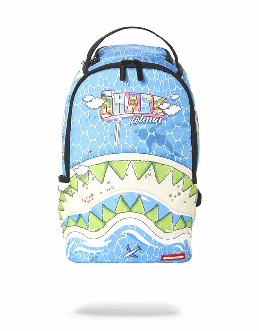 MINI WELCOME TO SHARK ISLAND BACKPACK | Sprayground for sale