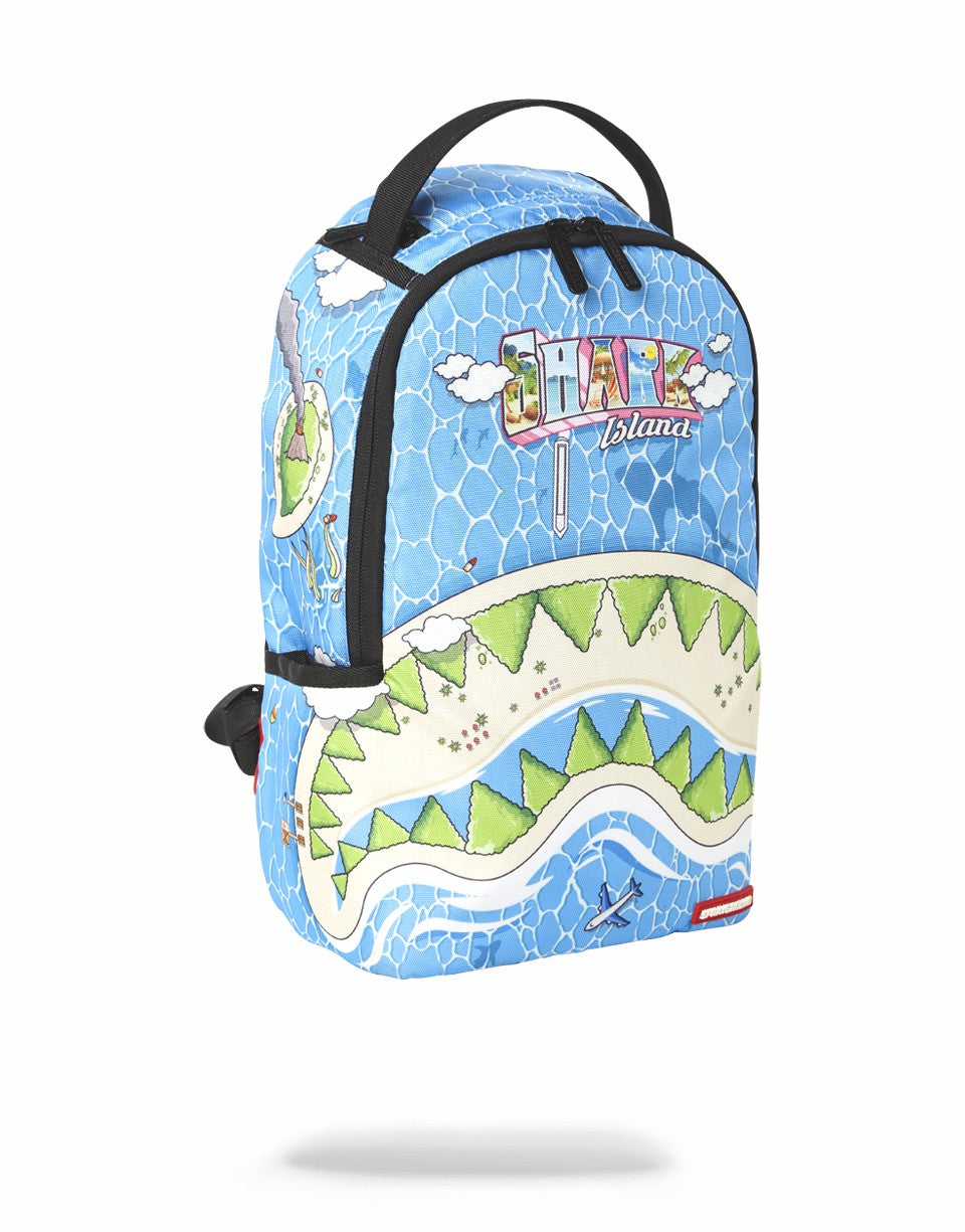 MINI WELCOME TO SHARK ISLAND BACKPACK | Sprayground for sale