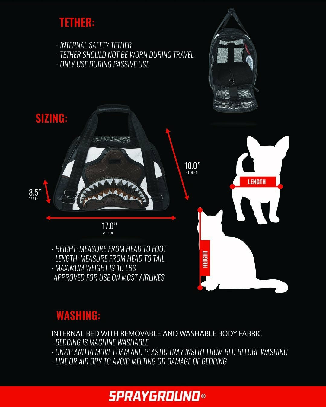 V.V.I.P. PET CARRIER | Sprayground for sale
