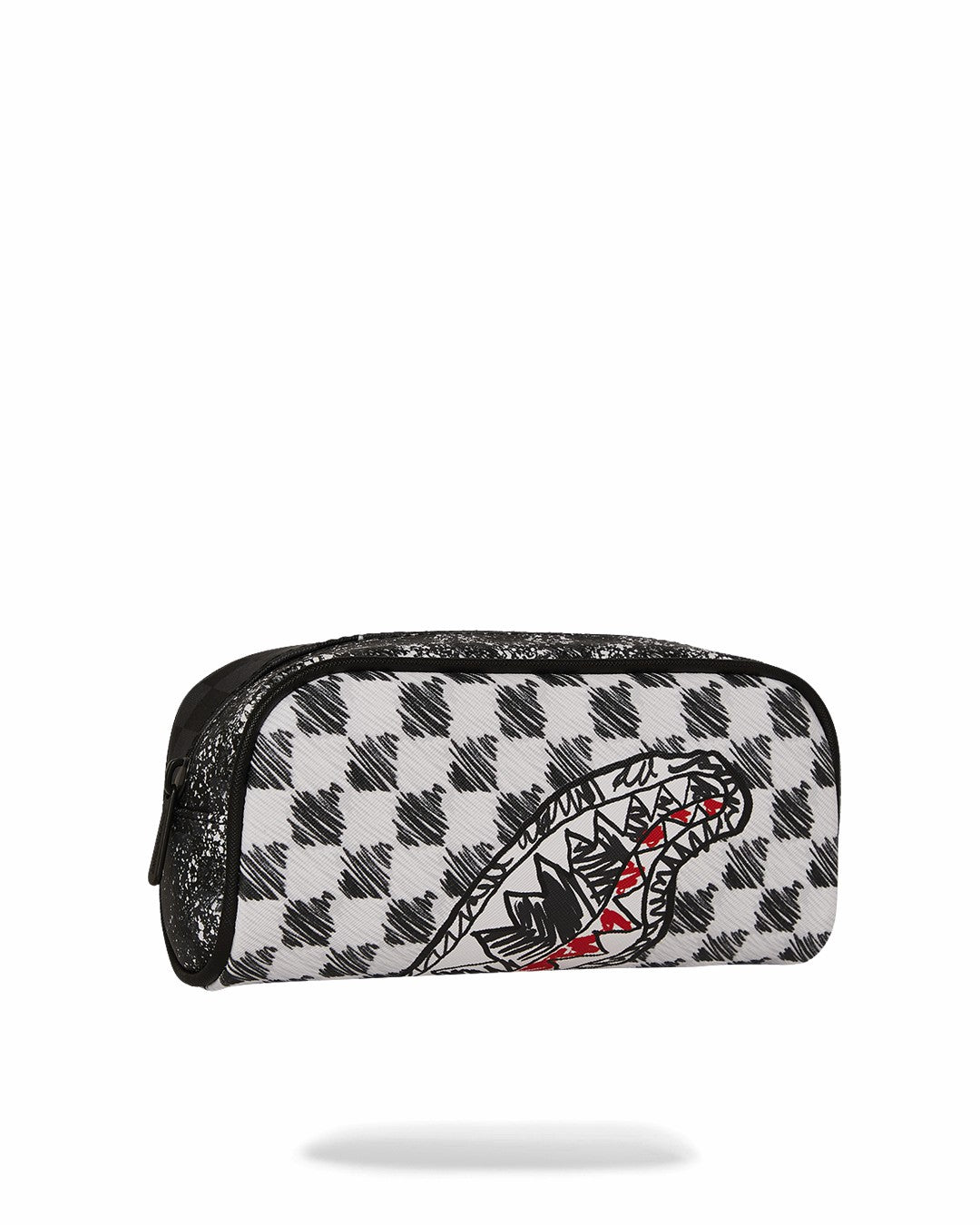 SCRIBBLE DRIBBLE CHECK POUCH | Sprayground sale