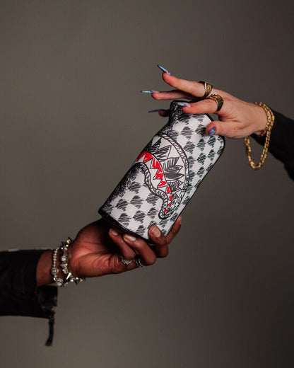 SCRIBBLE DRIBBLE CHECK POUCH | Sprayground sale