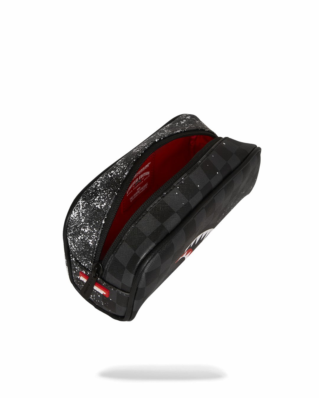 SCRIBBLE DRIBBLE CHECK POUCH | Sprayground sale