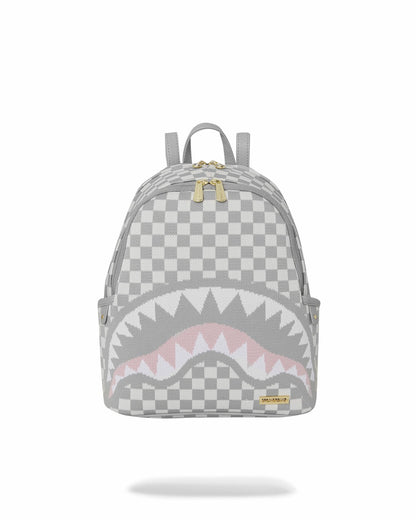 KNIT SHARKS IN PARIS IN CREAM SAVAGE BACKPACK | Sprayground Discount