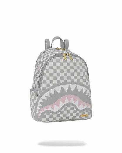 KNIT SHARKS IN PARIS IN CREAM SAVAGE BACKPACK | Sprayground Discount