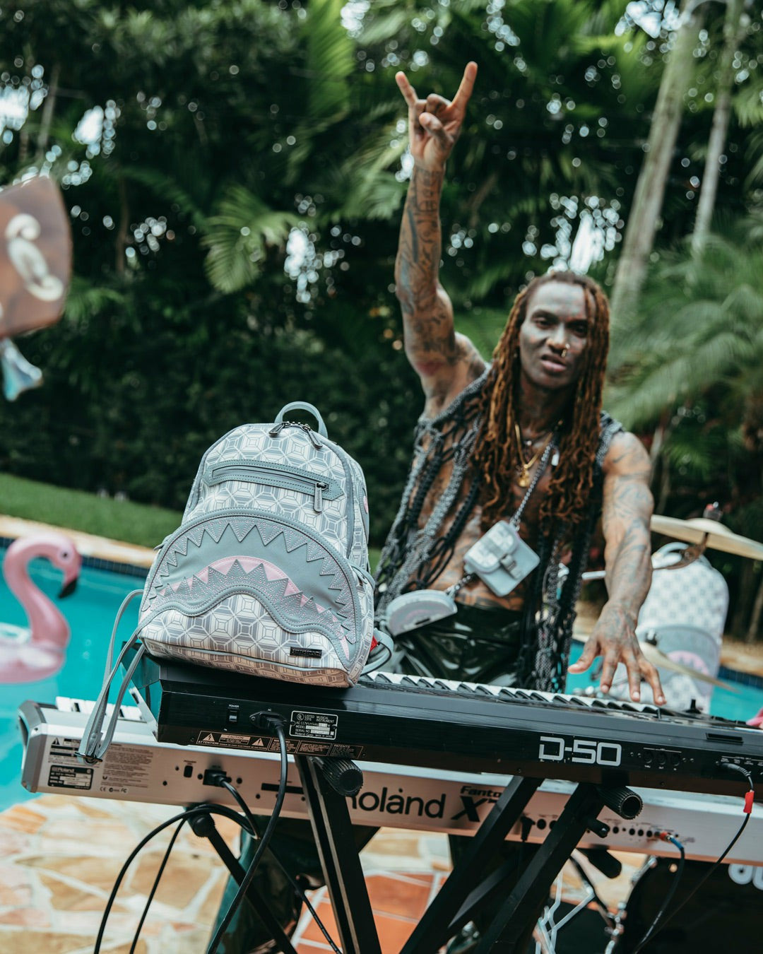 A.I.8 AFRICAN INTELLIGENCE BOOKED & BUSY SAVAGE BACKPACK | Sprayground Discount