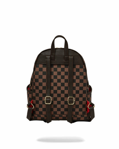 EXTERIOR GOLD ZIP POCKET SHARKS IN PARIS SAVAGE BACKPACK | Sprayground Clearance