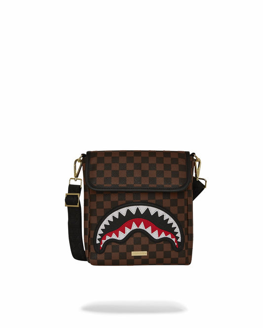 SAWTOOTH SHARKS IN PARIS MESSENGER SLING | Sprayground Clearance