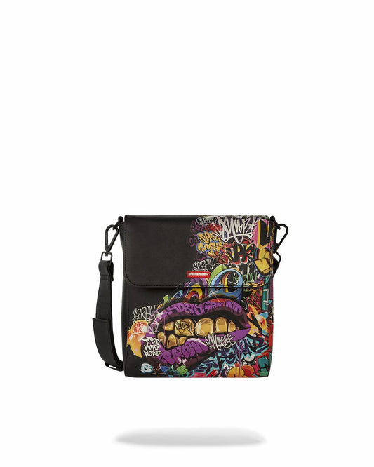 HALF GRAF LIPS MESSENGER BAG | Sprayground for sale