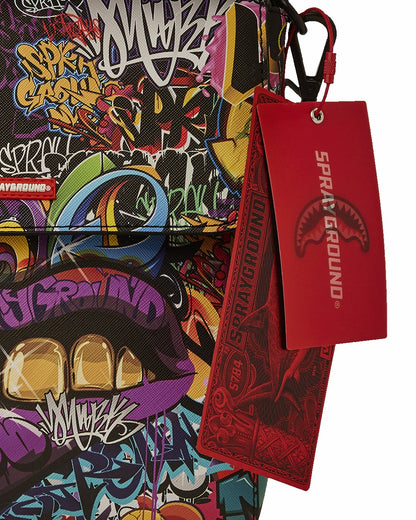 HALF GRAF LIPS MESSENGER BAG | Sprayground for sale