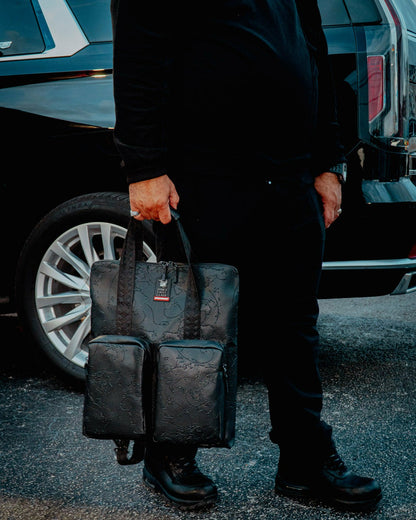JAMES FIRST CLASS TYCOON TRAVELER CROSSOVER MESSENGER BAG | Sprayground Clearance