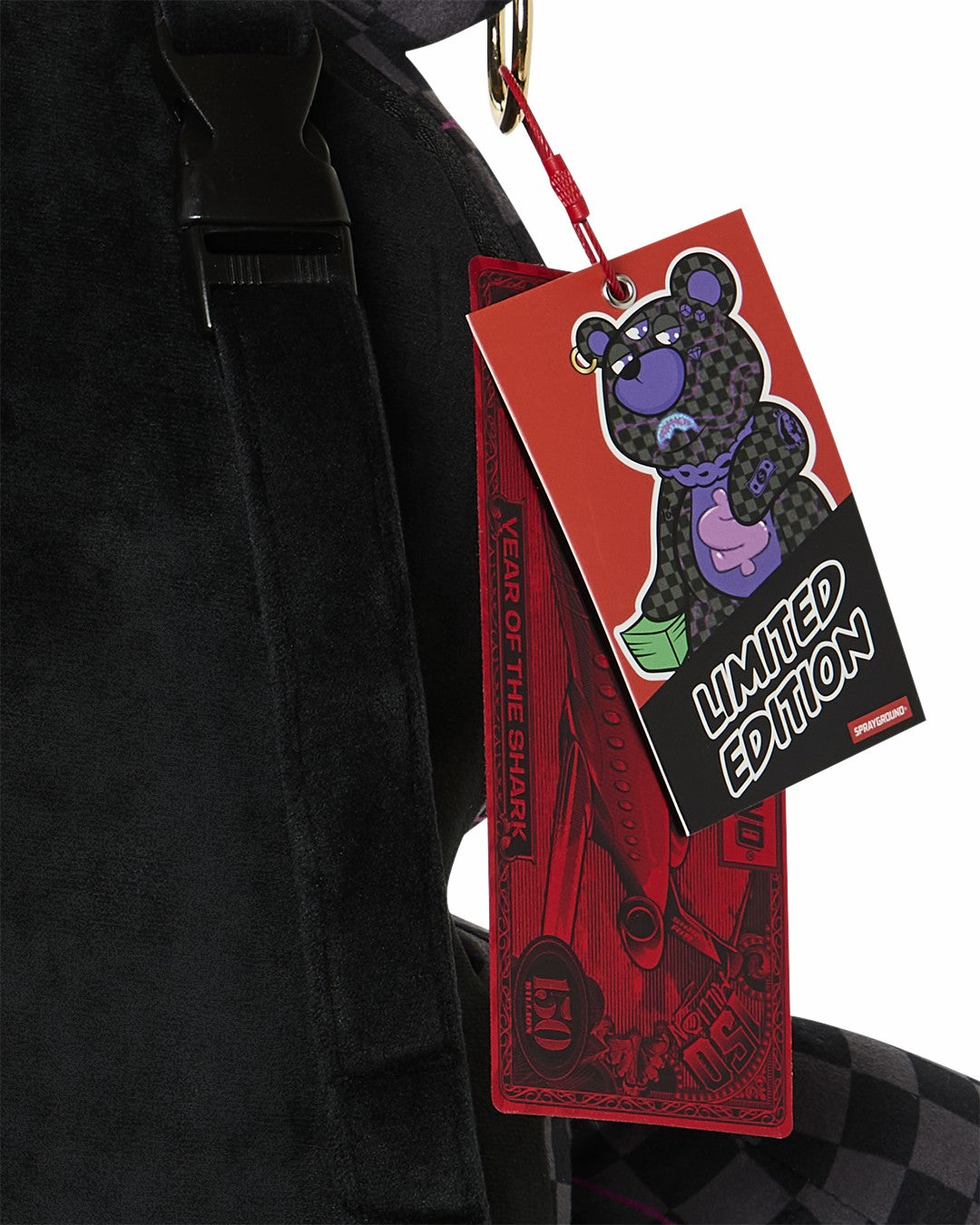 PURPLE SLIME SHARK MONEYBEAR BACKPACK | Sprayground Clearance