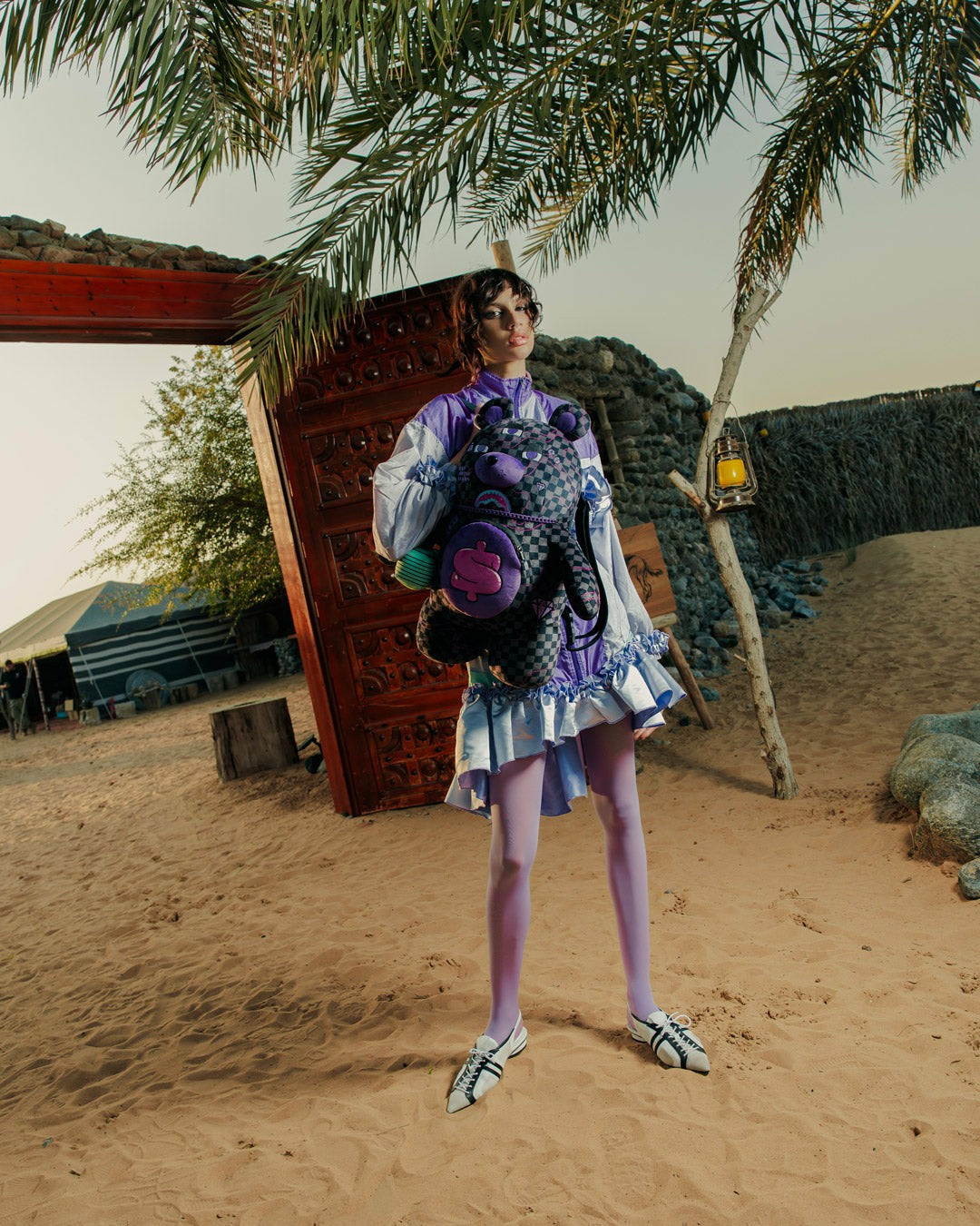 PURPLE SLIME SHARK MONEYBEAR BACKPACK | Sprayground Clearance