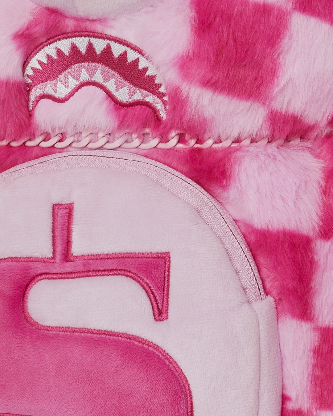 FURZILLA SHARK (PINK CHECK) MONEYBEAR BACKPACK | Sprayground US