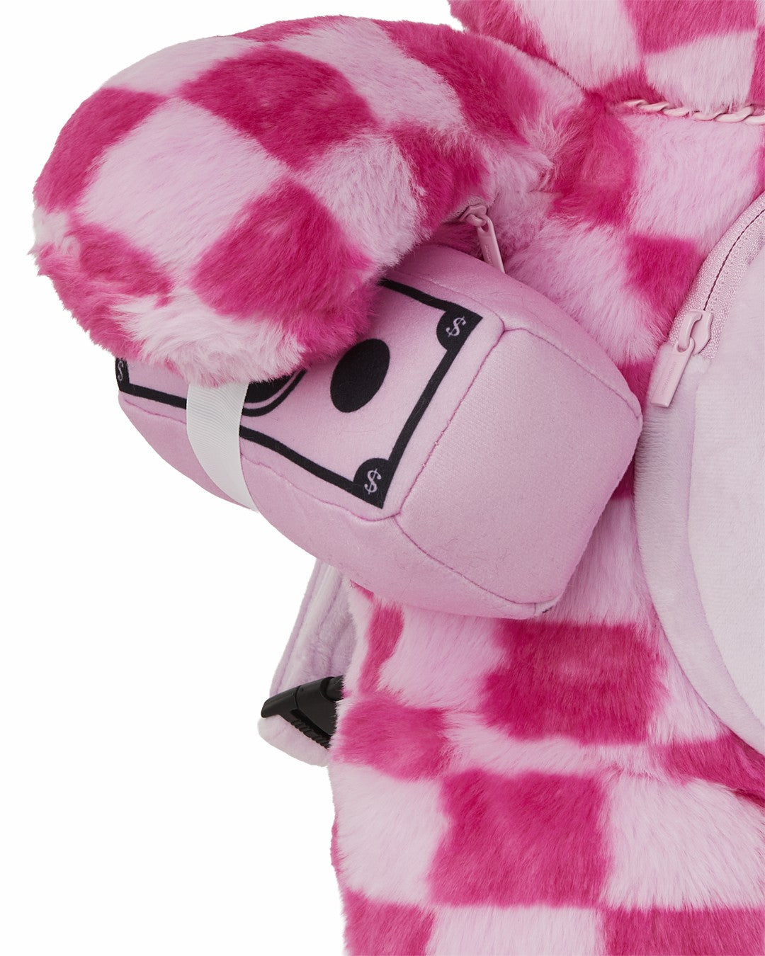 FURZILLA SHARK (PINK CHECK) MONEYBEAR BACKPACK | Sprayground US