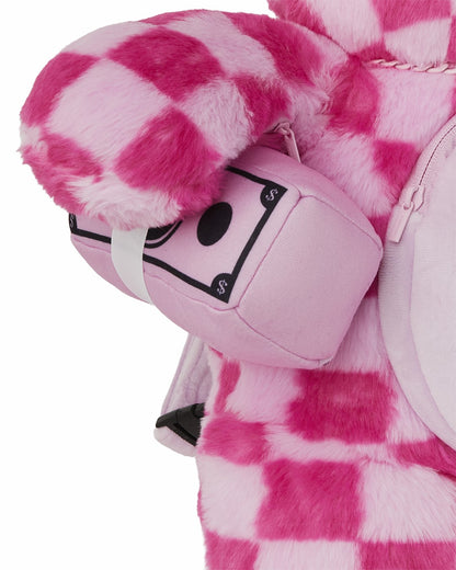 FURZILLA SHARK (PINK CHECK) MONEYBEAR BACKPACK | Sprayground US