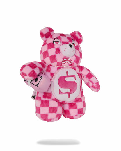 FURZILLA SHARK (PINK CHECK) MONEYBEAR BACKPACK | Sprayground US