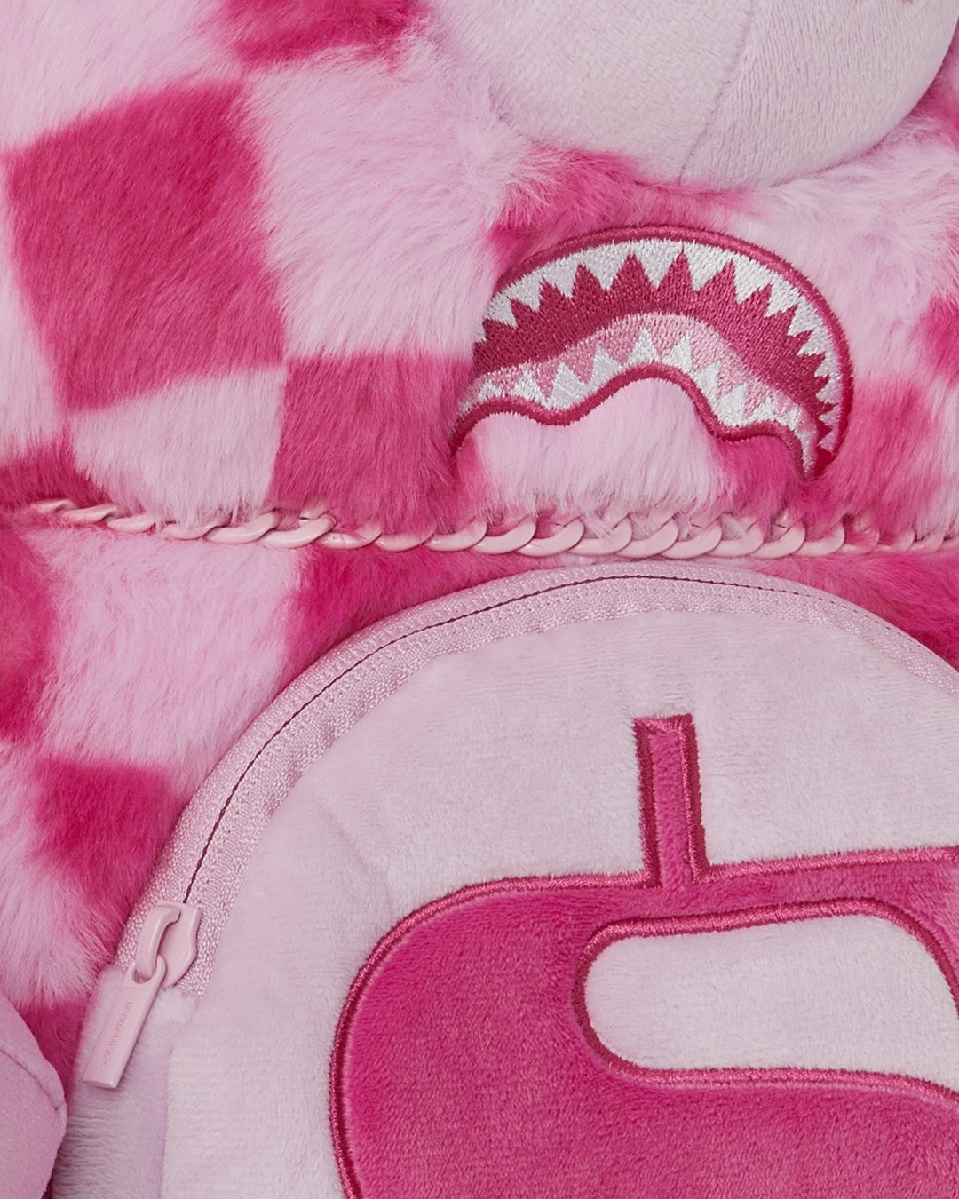 FURZILLA SHARK (PINK CHECK) MONEYBEAR BACKPACK | Sprayground US