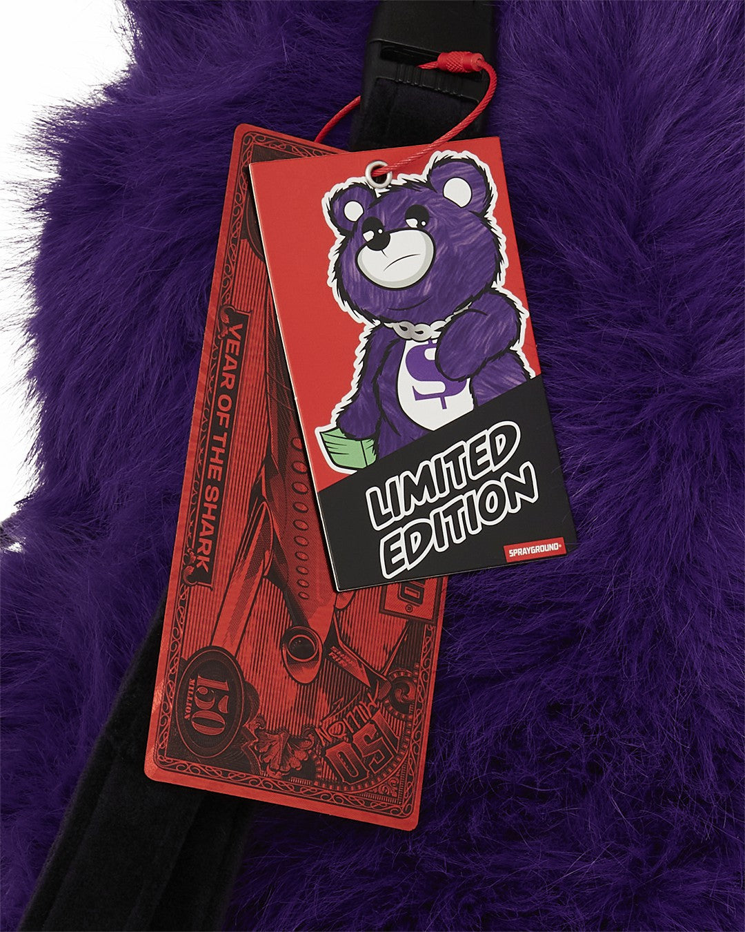 FURZILLA SHARK (PURP) MONEYBEAR BACKPACK | Sprayground Discount