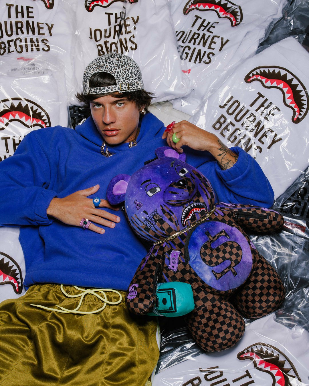 CHAMPION OF THE GALAXY MONEYBEAR BACKPACK | Sprayground for sale