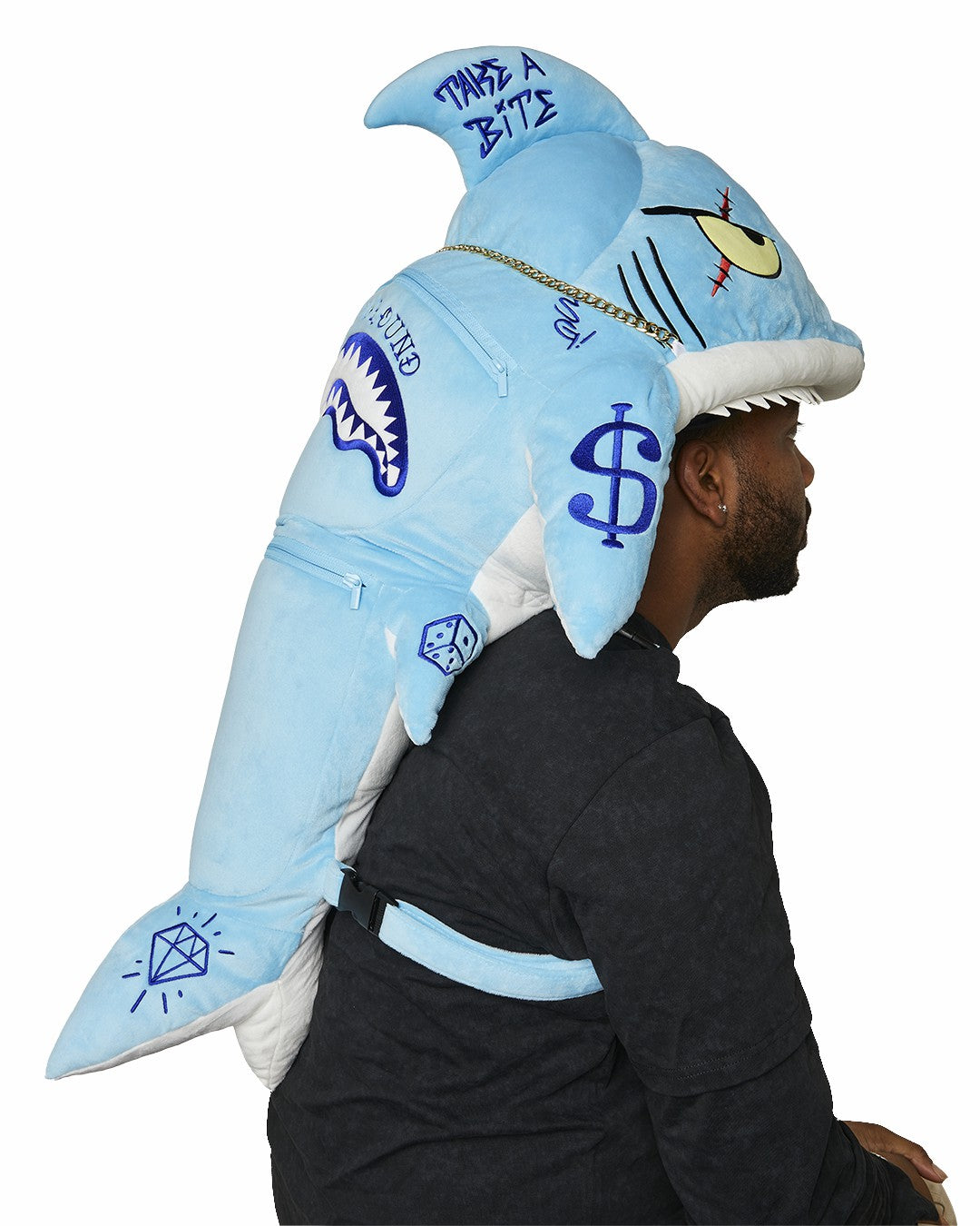 STUFFED SAVAGE HOODY BACKPACK SHARK | Sprayground Clearance