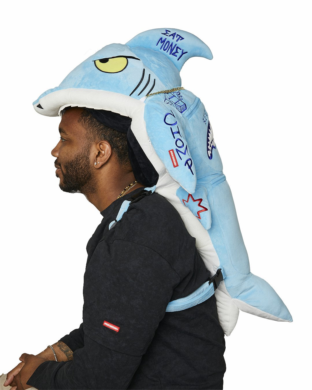 STUFFED SAVAGE HOODY BACKPACK SHARK | Sprayground Clearance
