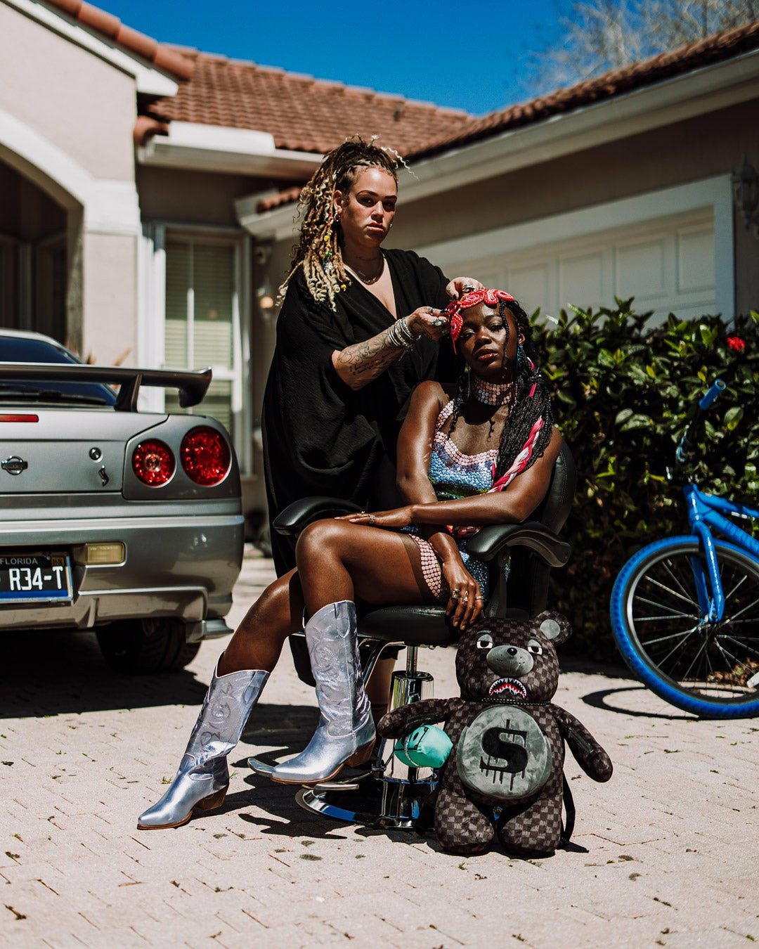 SHARKS IN PARIS THUNDERDRIP MONEYBEAR TEDDYBEAR BACKPACK | Sprayground Near Me