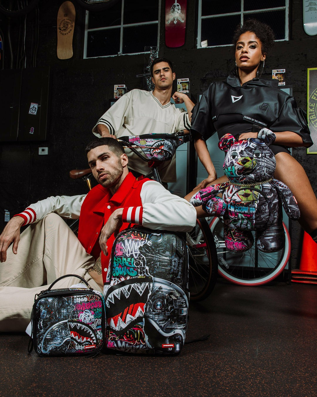 NEW CITY ANDROID MONEYBEAR TEDDYBEAR BACKPACK | Sprayground sale