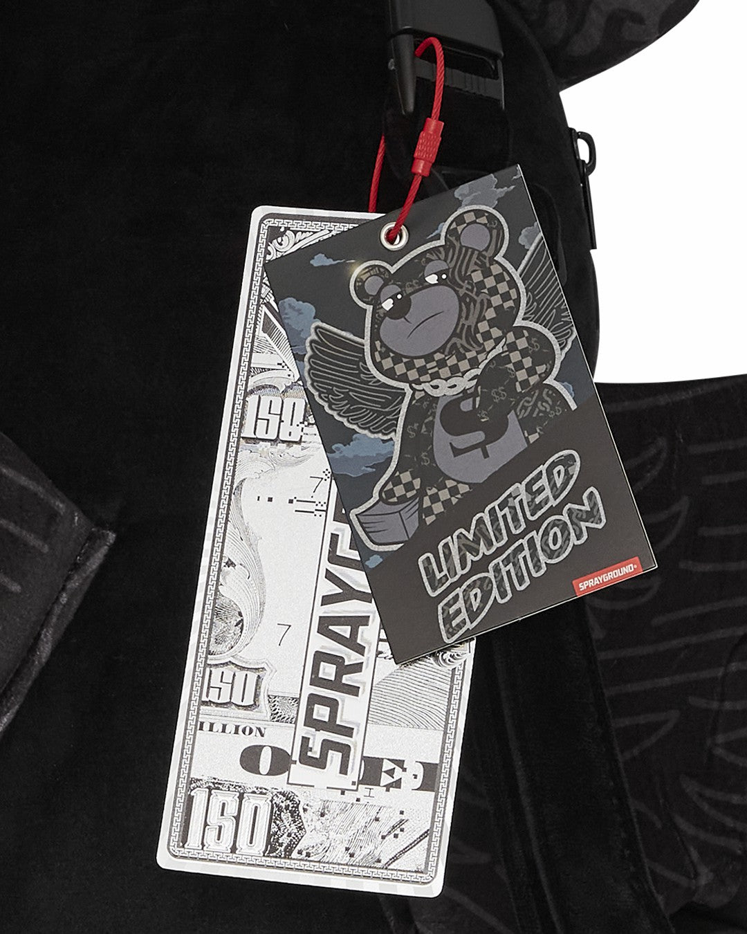 4AM MONEY WING BEAR BACKPACK | Sprayground for sale