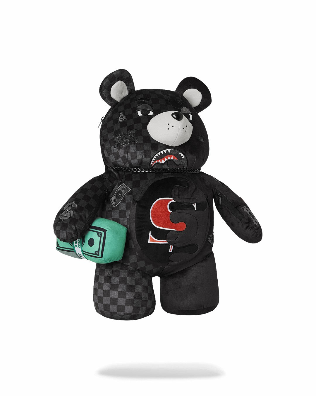 SPEED SHARK SIDE SWIPE MONEYBEAR TEDDY BEAR BACKPACK | Sprayground Clearance