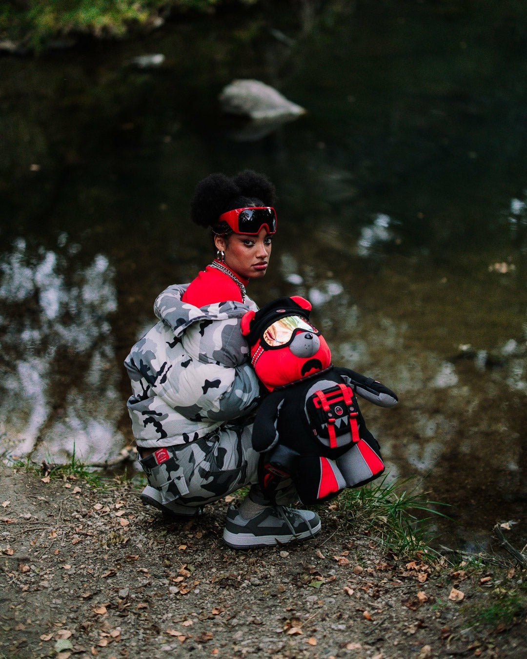 SKY HIGH SEEKERS ARCTIC GPS MONEYBEAR BACKPACK | Sprayground Near Me