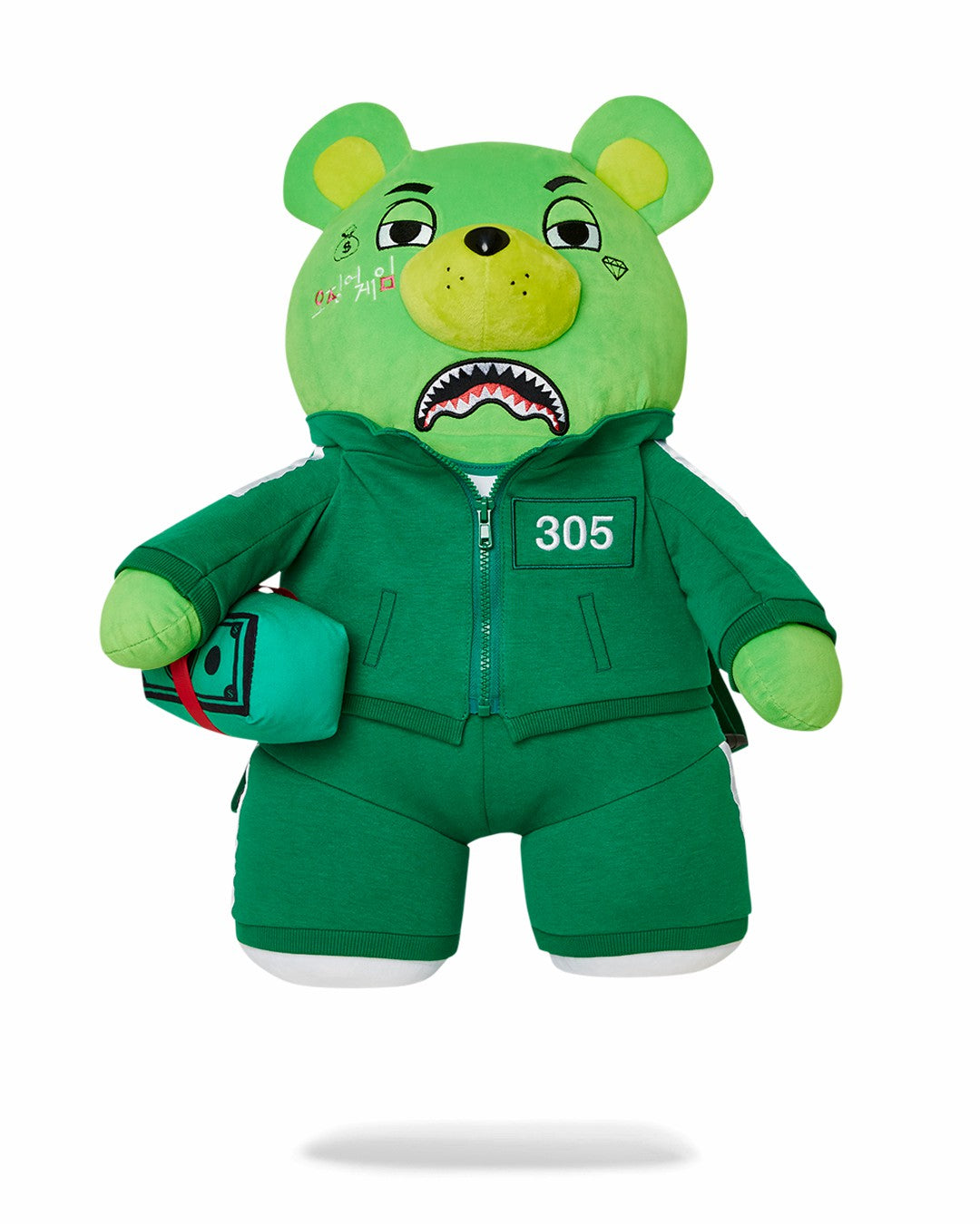 SQUID GAME COLLAB CONTESTANT MONEYBEAR BACKPACK | Sprayground sale