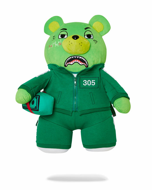 SQUID GAME COLLAB CONTESTANT MONEYBEAR BACKPACK | Sprayground sale