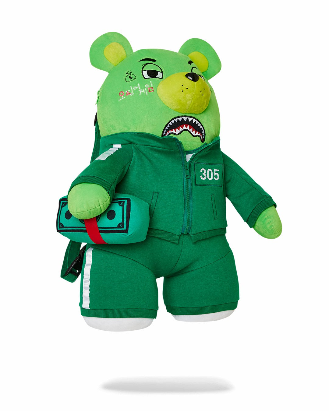 SQUID GAME COLLAB CONTESTANT MONEYBEAR BACKPACK | Sprayground sale