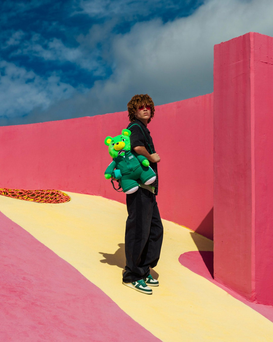 SQUID GAME COLLAB CONTESTANT MONEYBEAR BACKPACK | Sprayground sale