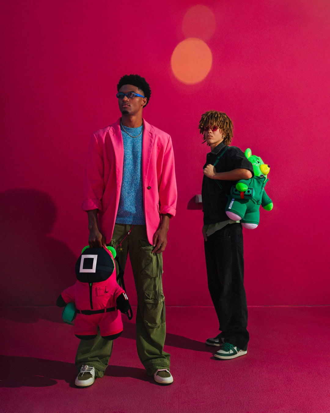 SQUID GAME COLLAB CONTESTANT MONEYBEAR BACKPACK | Sprayground sale