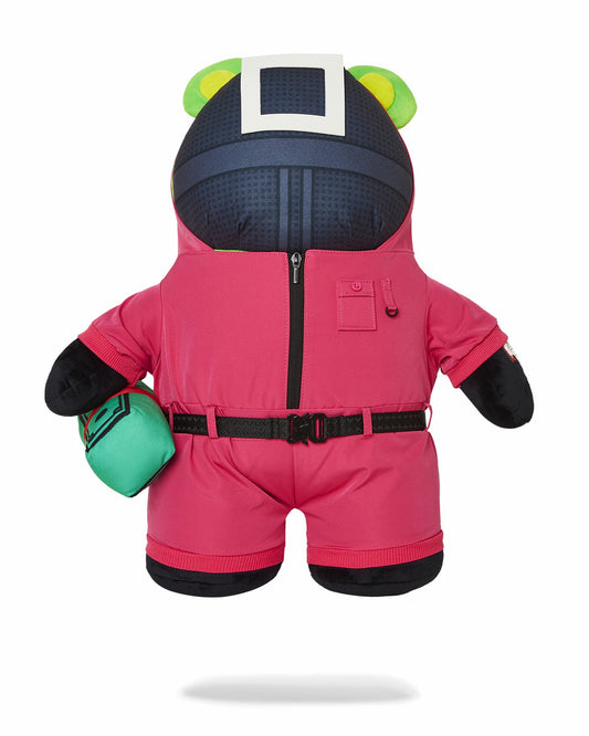 SQUID GAME COLLAB PINK SOLDIERS BEAR BACKPACK | Sprayground US