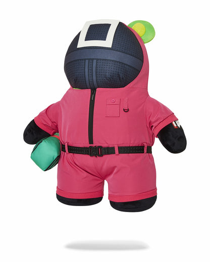 SQUID GAME COLLAB PINK SOLDIERS BEAR BACKPACK | Sprayground US