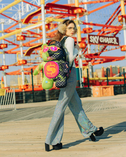 SLIME DIME MONEYBEAR TEDDYBEAR ON BACKPACK | Sprayground Online