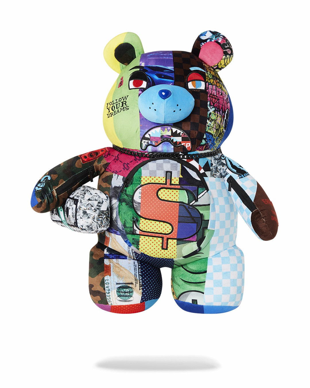 SHARK MASTERPIECES MONEYBEAR TEDDYBEAR BACKPACK | Sprayground Online