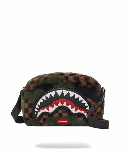 BIG SKY FUR SHARK MESSENGER BRICK BAG | Sprayground Online