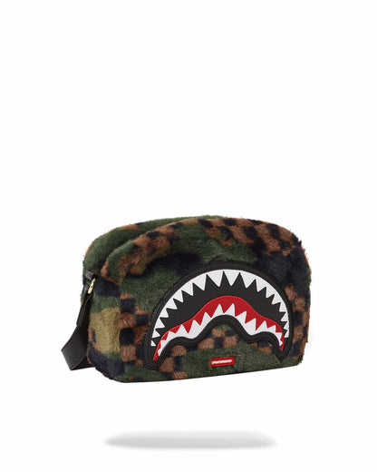 BIG SKY FUR SHARK MESSENGER BRICK BAG | Sprayground Online