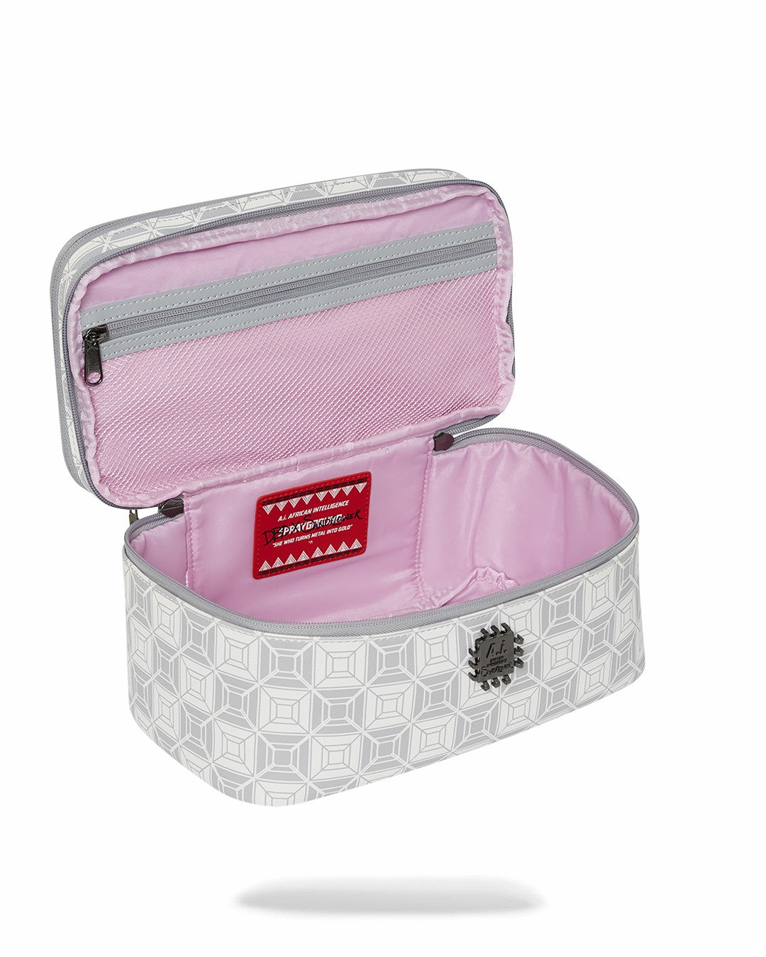 A.I.8 AFRICAN INTELLIGENCE BOOKED & BUSY COSMETIC CASE | Sprayground sale