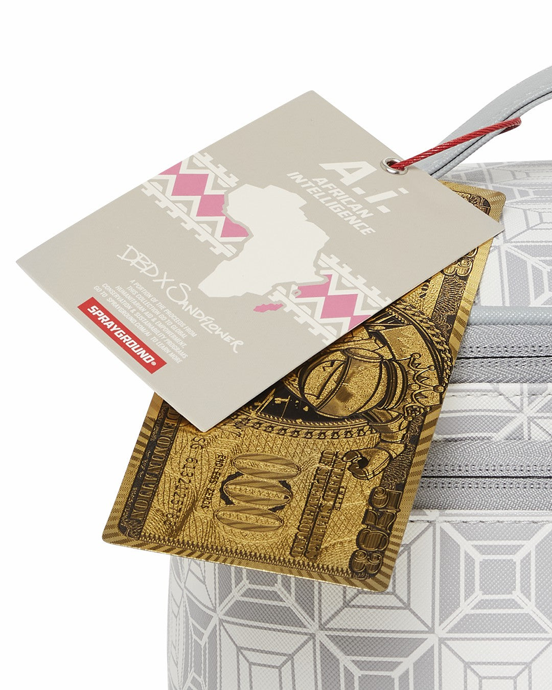 A.I.8 AFRICAN INTELLIGENCE BOOKED & BUSY COSMETIC CASE | Sprayground sale