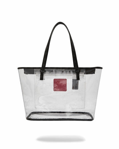 FULLY CLEAR SHARKS IN PARIS TOTE | Sprayground for sale