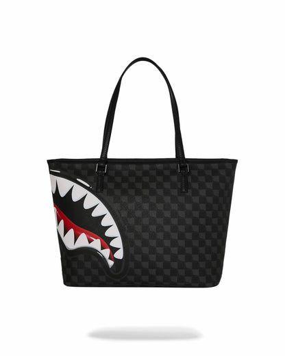 SHARKS IN PARIS HYPER PUFF TOTE | Sprayground for sale