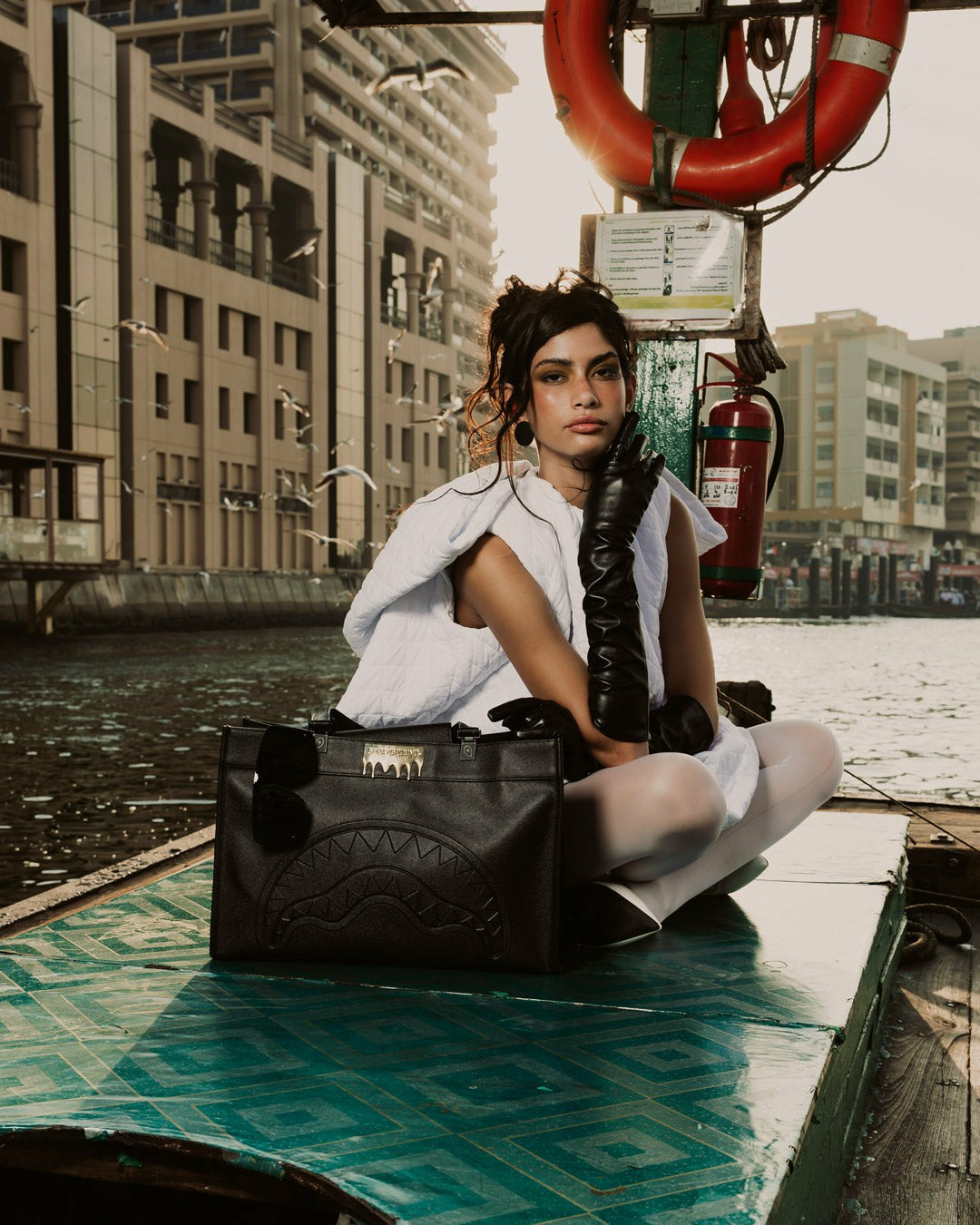 GOLD BRICK DRIP TORTUGA TOTE | Sprayground Clearance